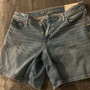 NWT American Eagle Light Blue Stretch Denim Shorts